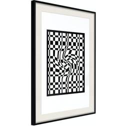 Arkiio Affisch Distorted Chessboard [Poster] 40x60 Poster